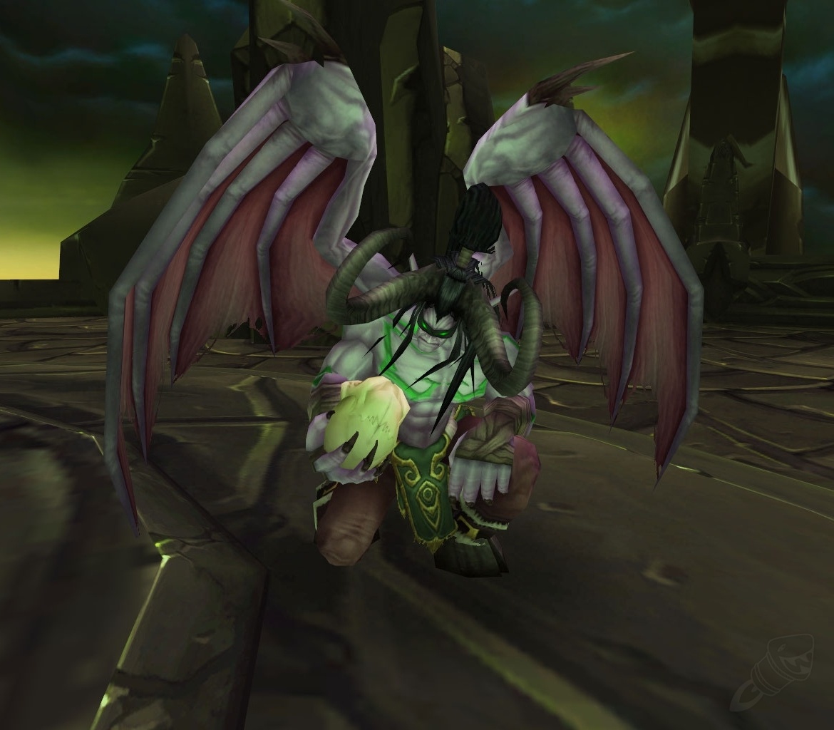 Illidan in the Black Temple