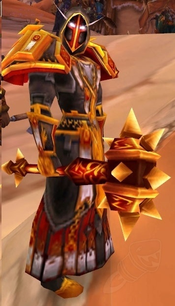 A character wearing Judgement armor