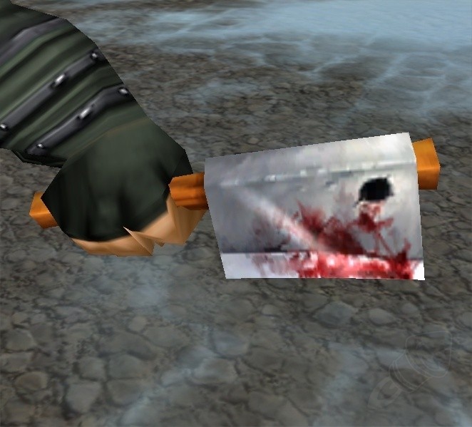 The Butcher's Cleaver, a memorable loot drop