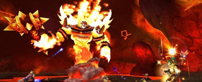 Ragnaros encounter in Molten Core