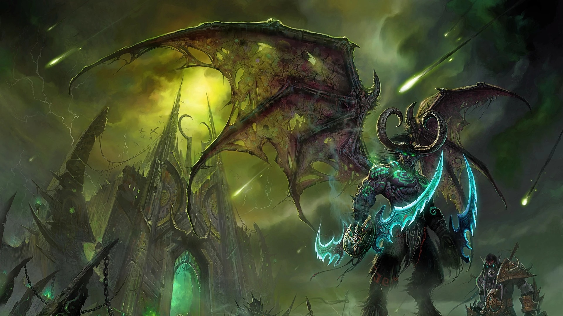 Illidan overlooking Outland